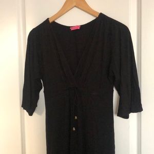 BCBG Kimono Dress Black